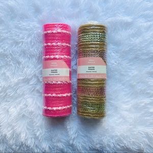 CCO Spring Easter Mesh Decor 2 pc